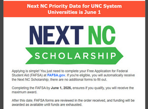 NEXT NC Scholarship